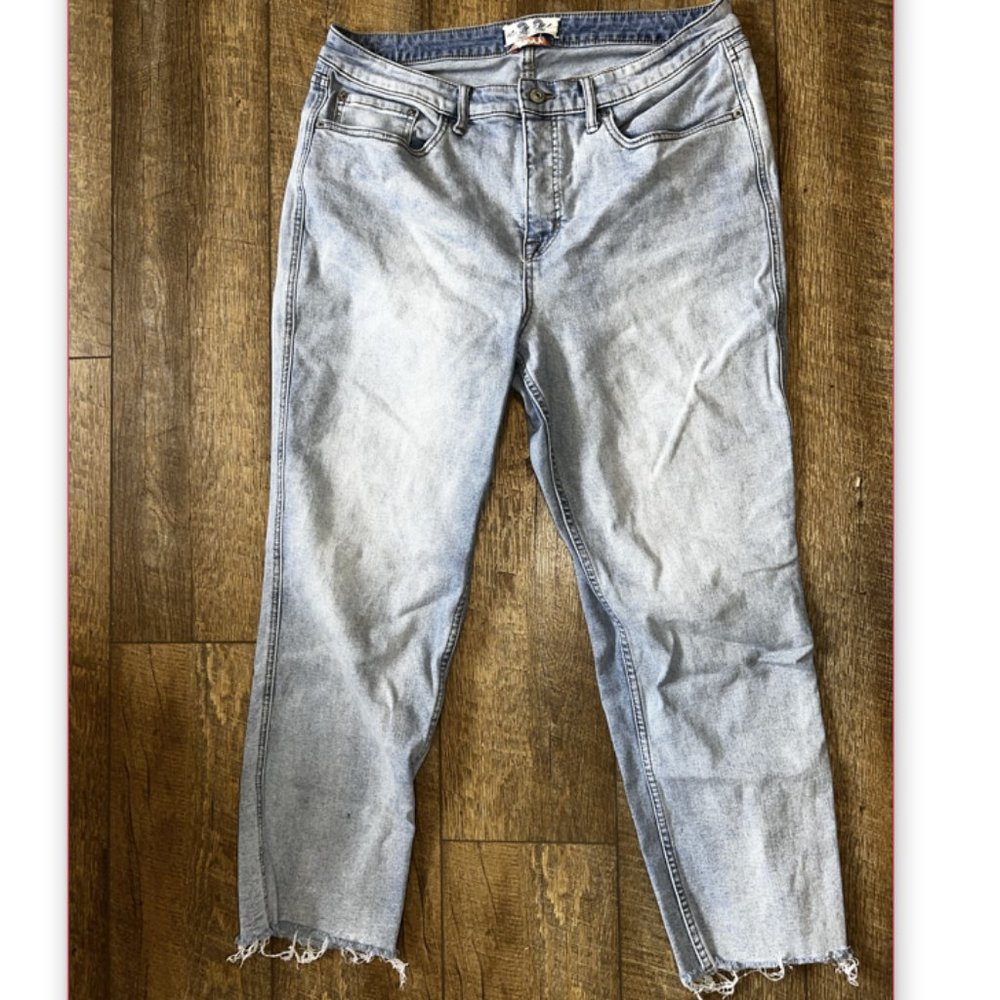 Free People CRVY High-Rise Vintage Straight Jeans - Picture 3 of 5